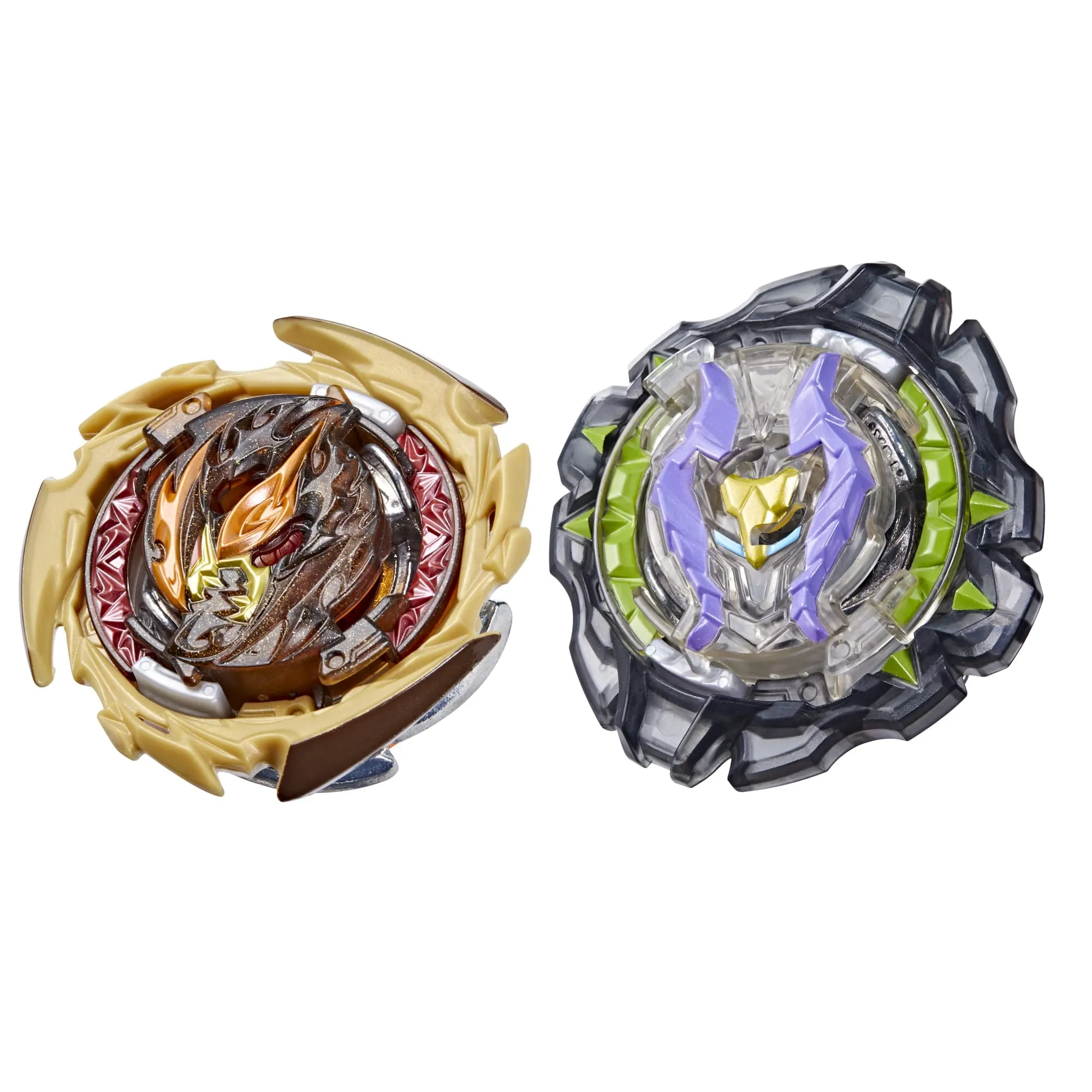 BEYBLADE Burst QuadDrive Destruction Ifritor I7 and Stone Nemesis N7 - Bey Blade Spinning Top Dual Pack, Beyblade Battling Game Top Toy with Launcher for Kids Ages 8 , Original Beyblade by Hasbro