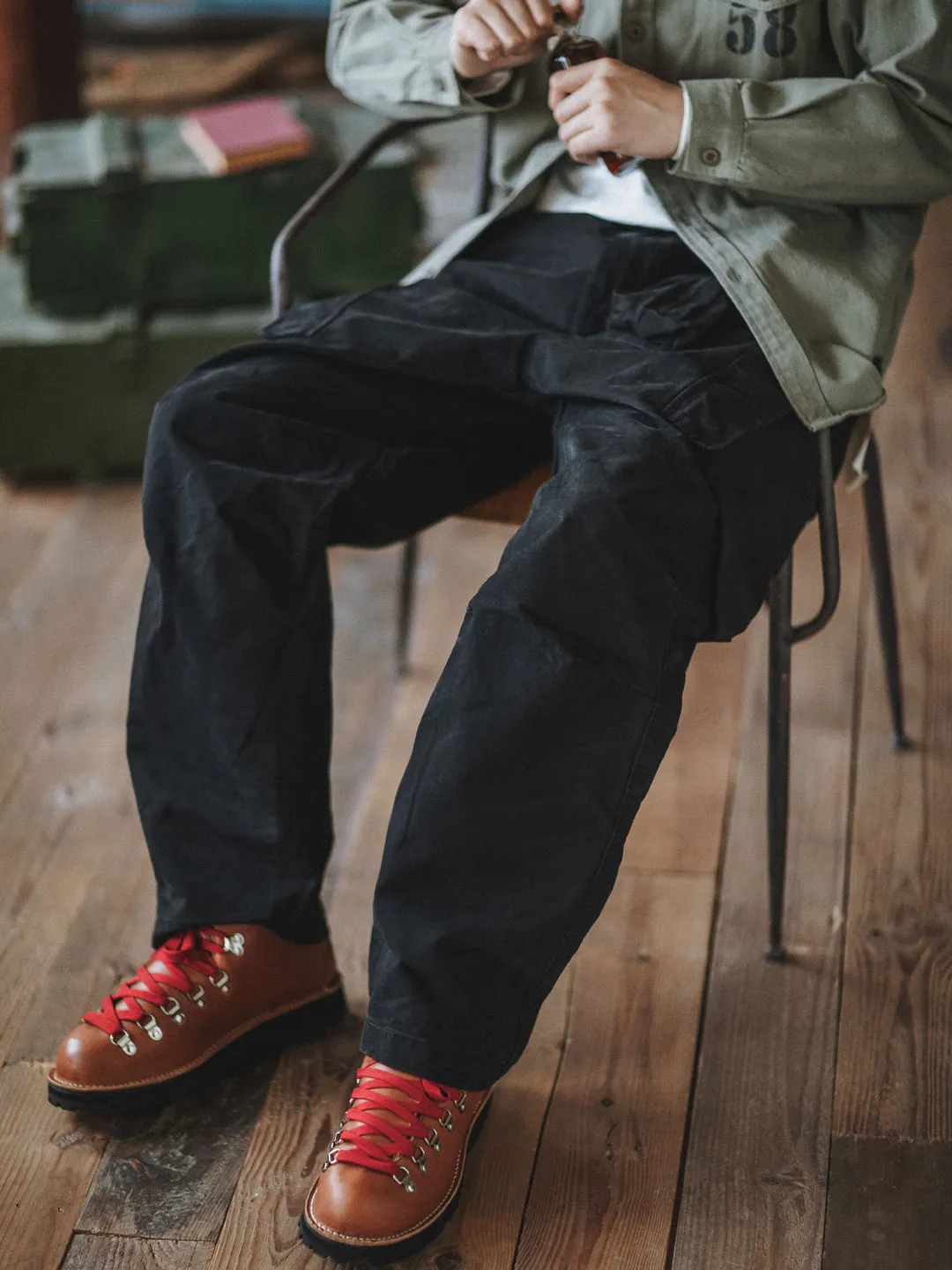 BIG POCKET CARGO PANTS