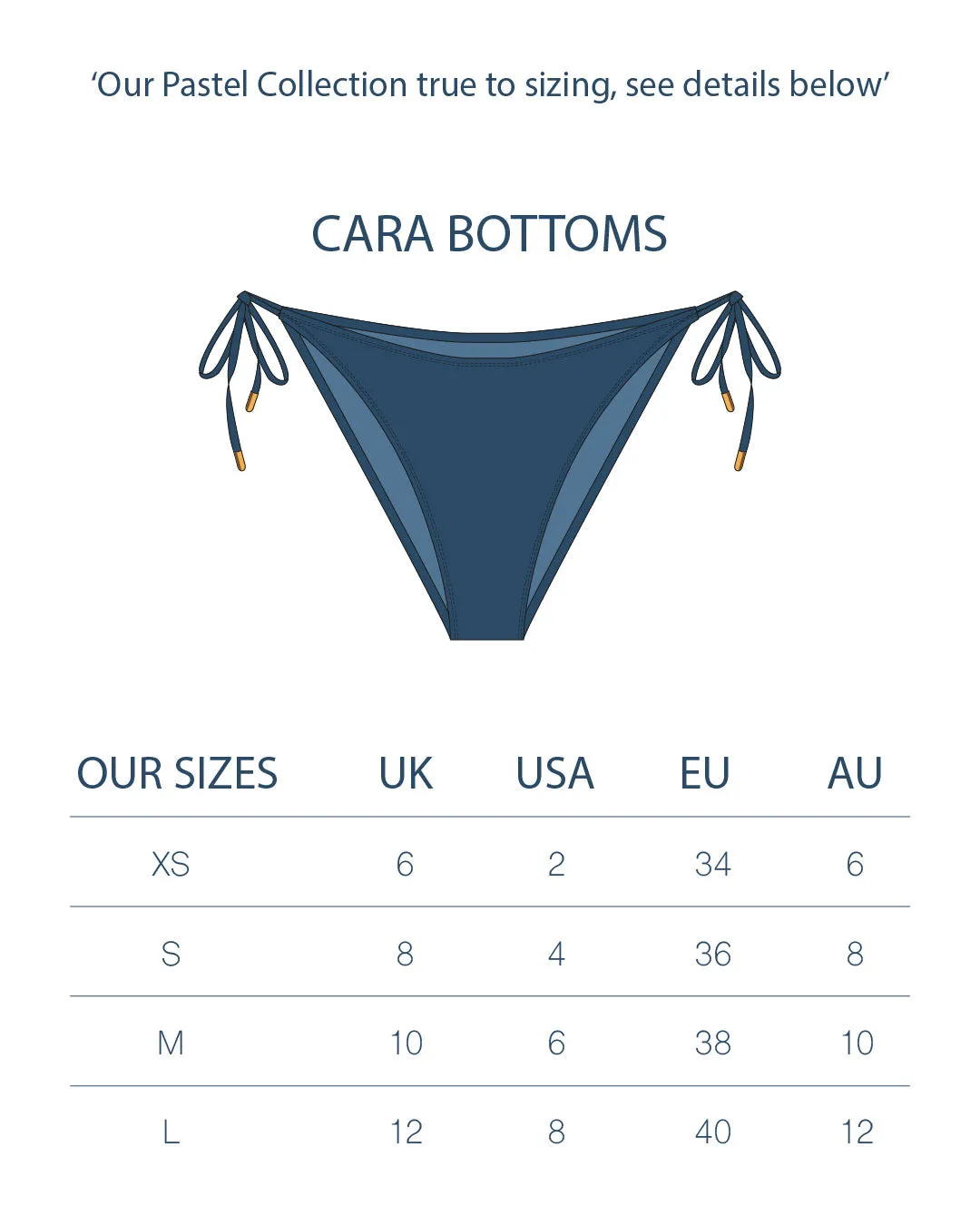 Cara Bottoms -  Pastel Blue