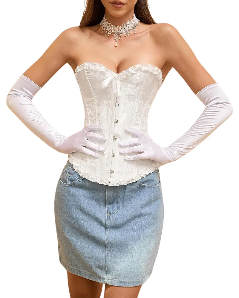 Corset Tops for Women, Bustier Shapewear Lingerie