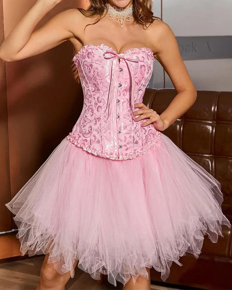 Corset Tops for Women, Bustier Shapewear Lingerie