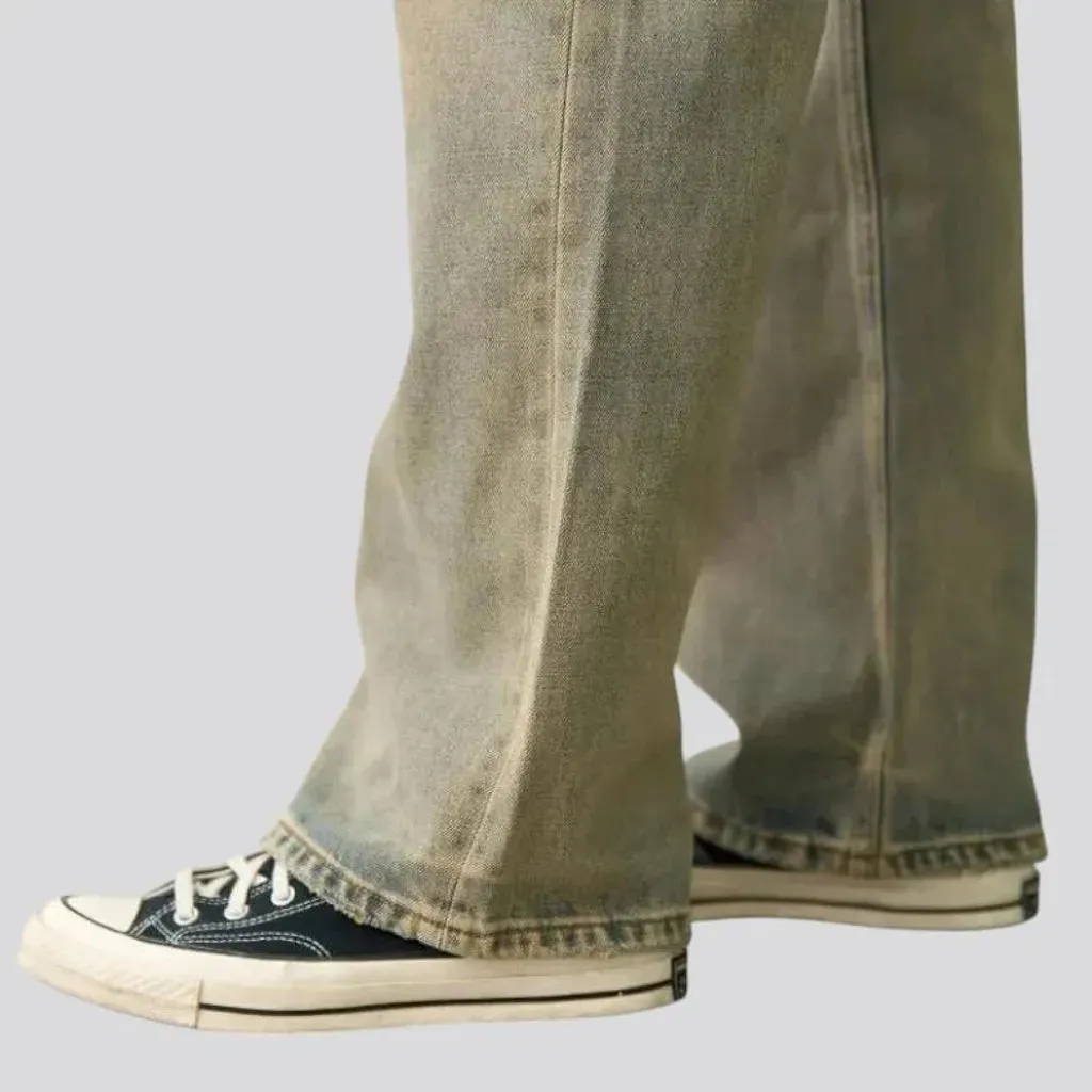 Faded jeans for men