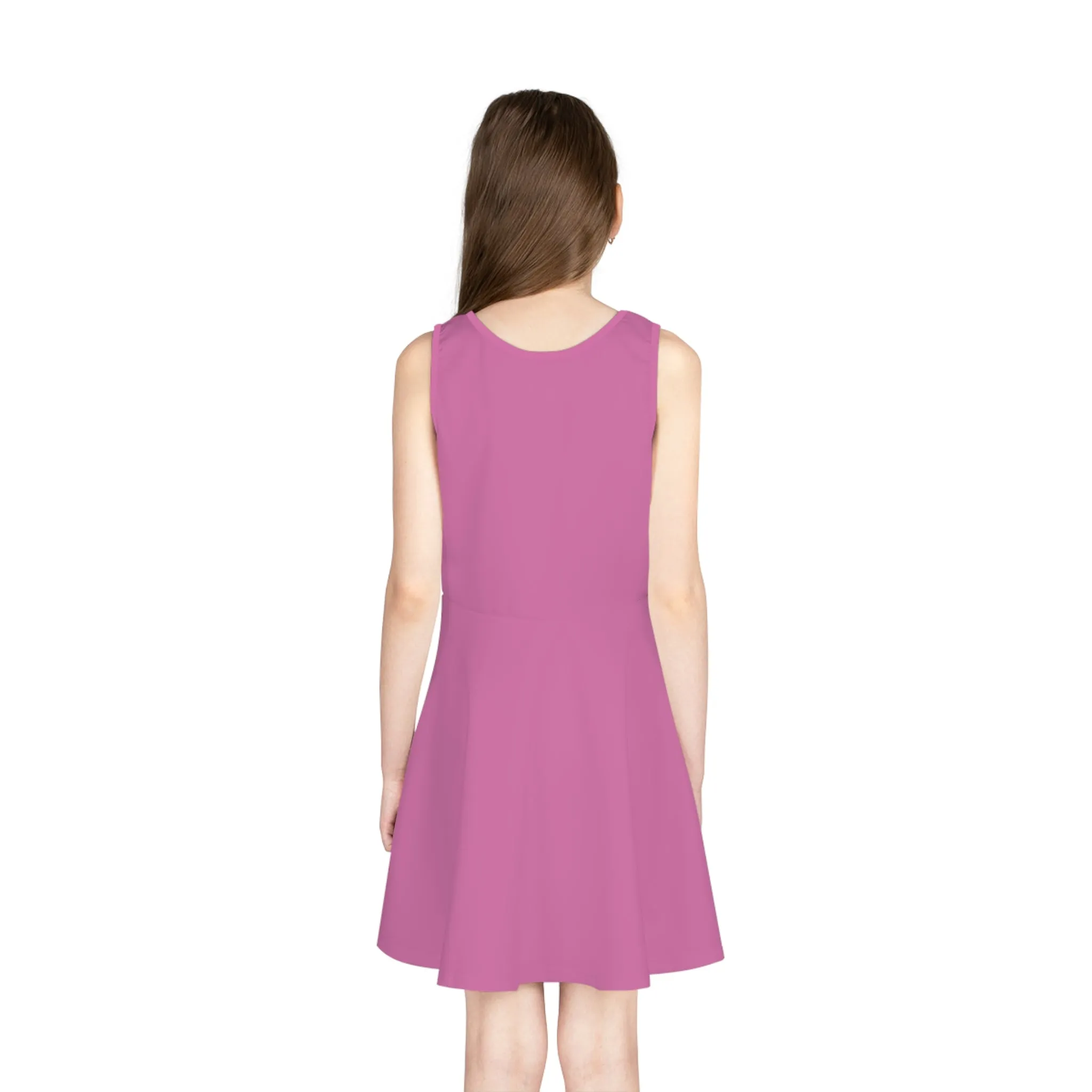 Girls' Sleeveless Sundress (AOP)