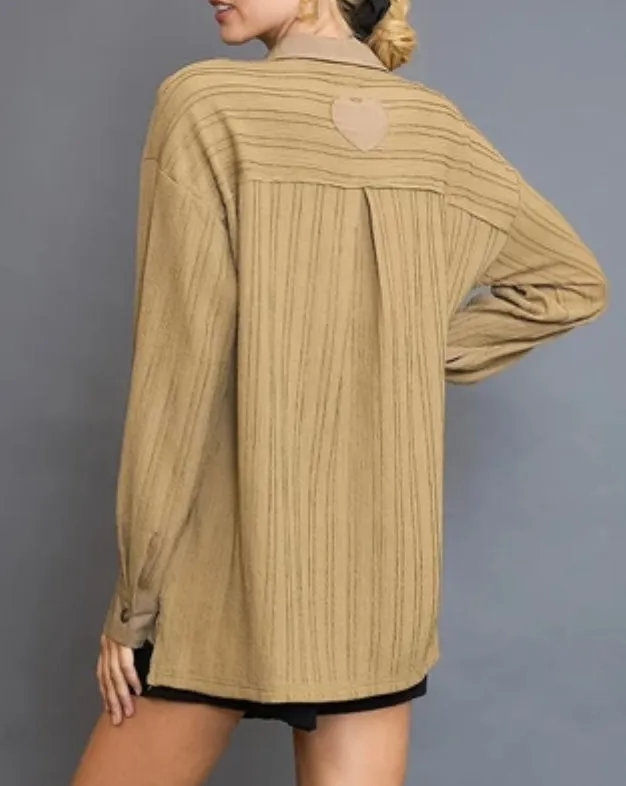 No Lining Textured Knit Set