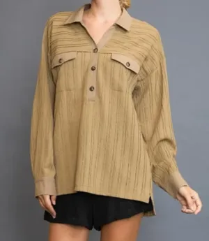 No Lining Textured Knit Set