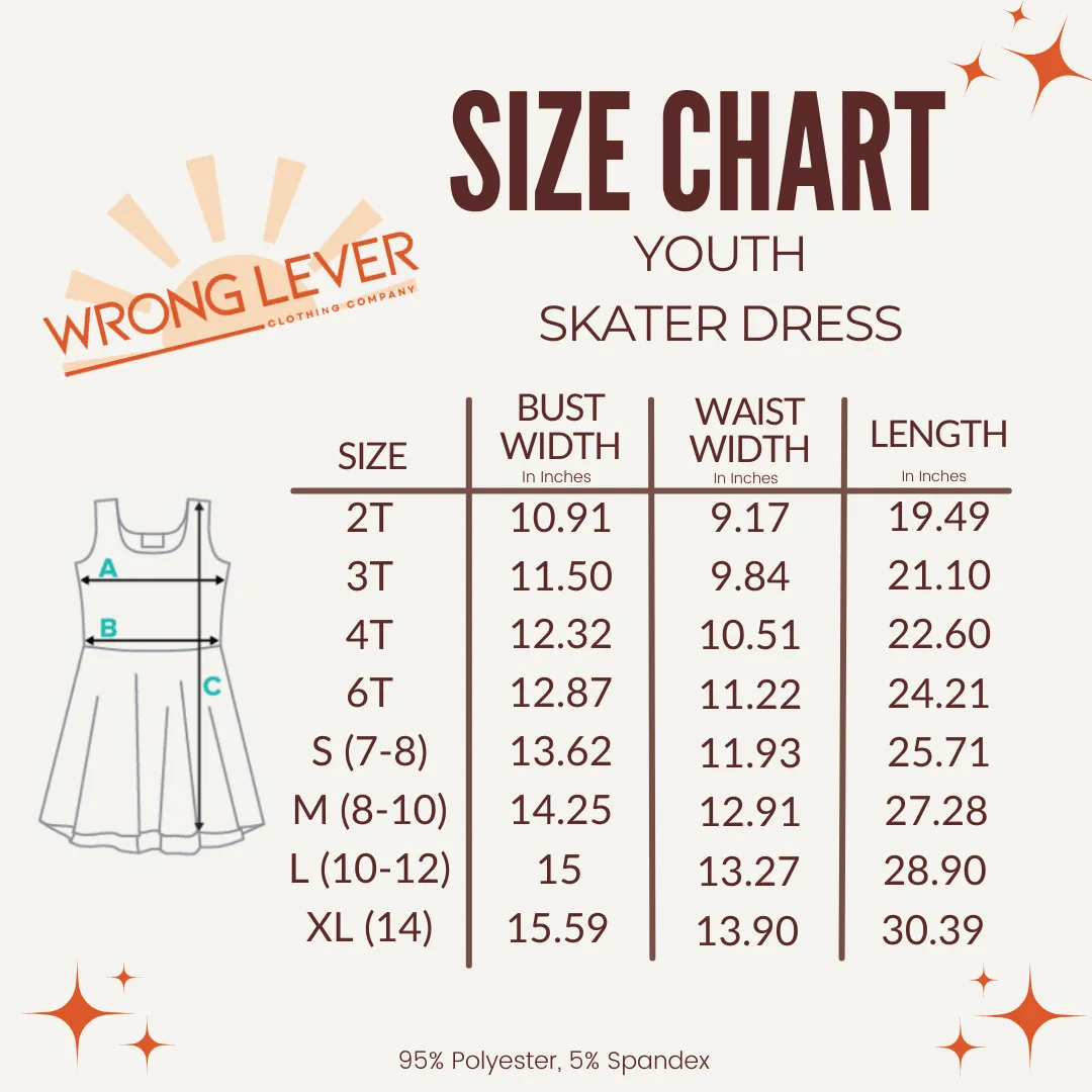 Retro Halloween Bucket Girls' Sleeveless Sundress