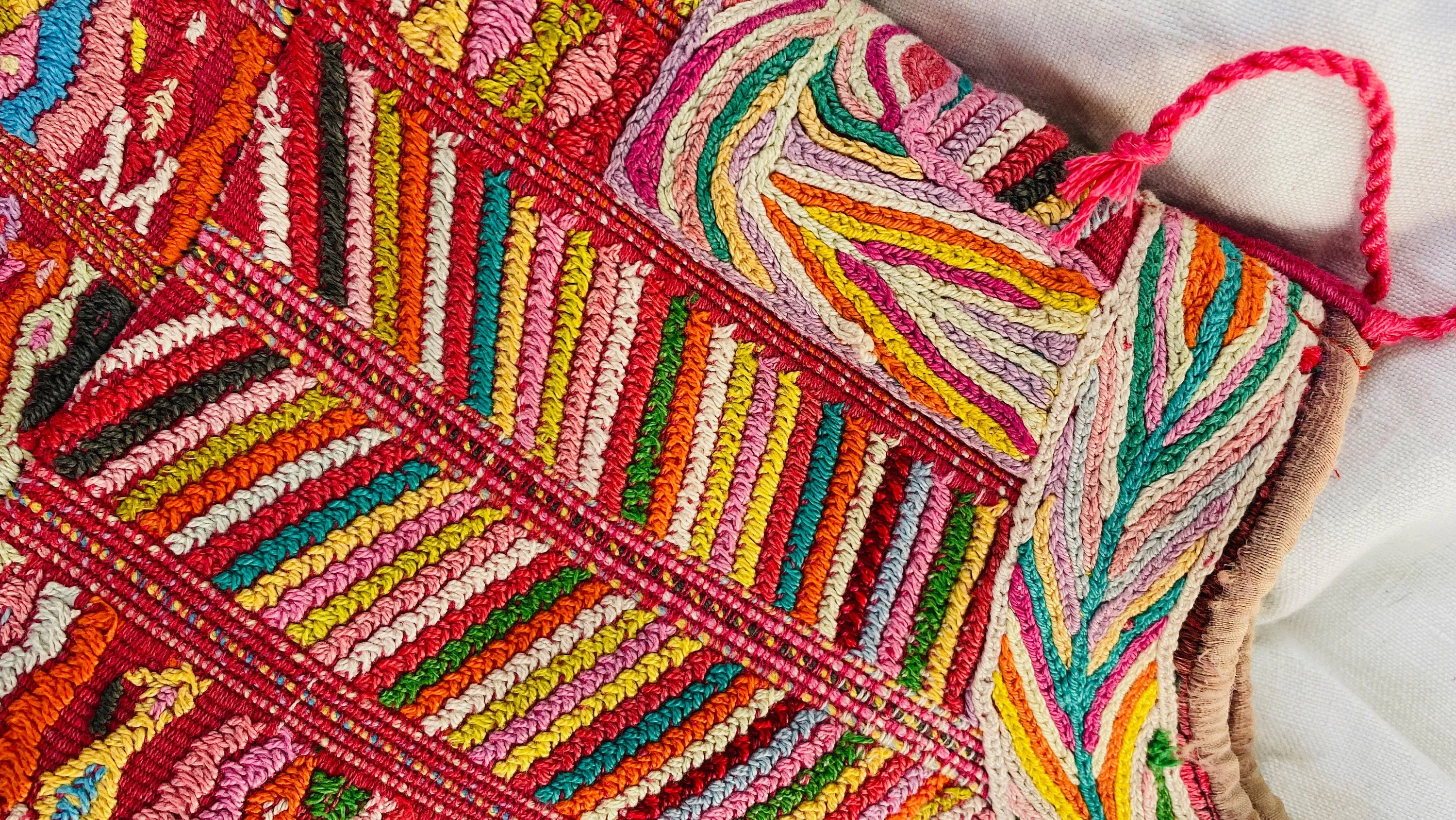 Vintage Guatemalan Huipil. San Juan Cotzal